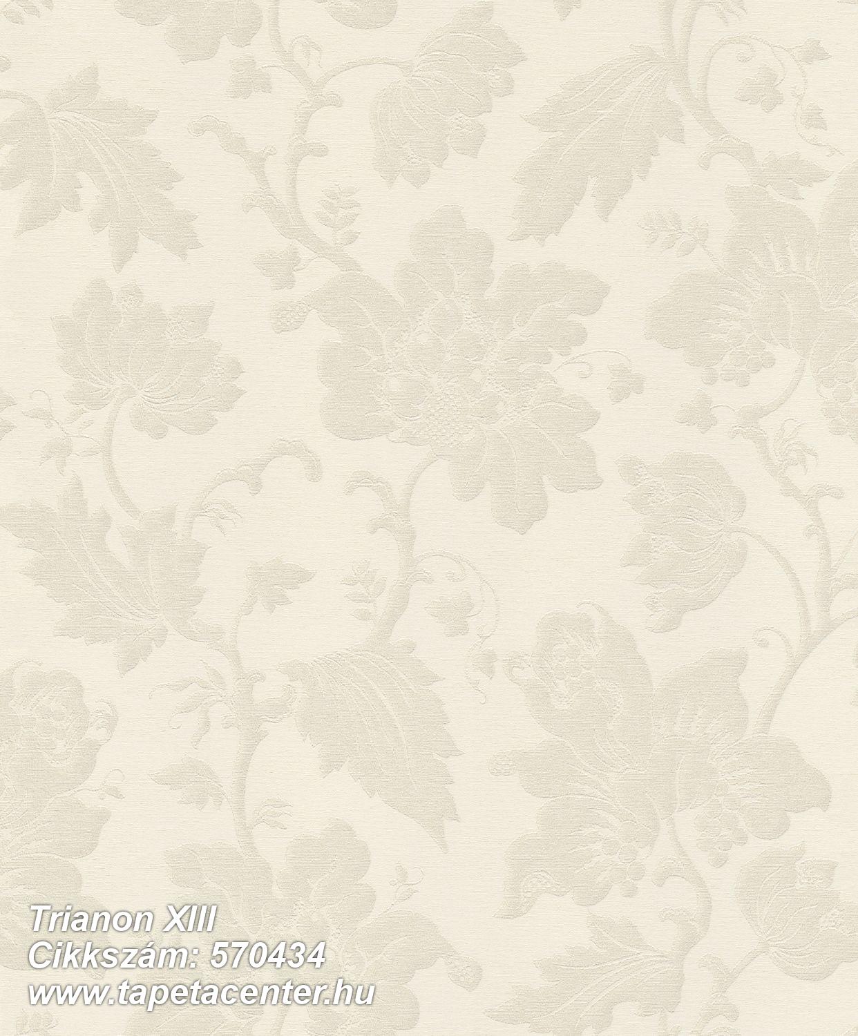 Barokk-klasszikus,természeti mintás,textil hatású,textilmintás,virágmintás,bézs-drapp,gyöngyház,szürke,vajszín,lemosható,vlies tapéta 